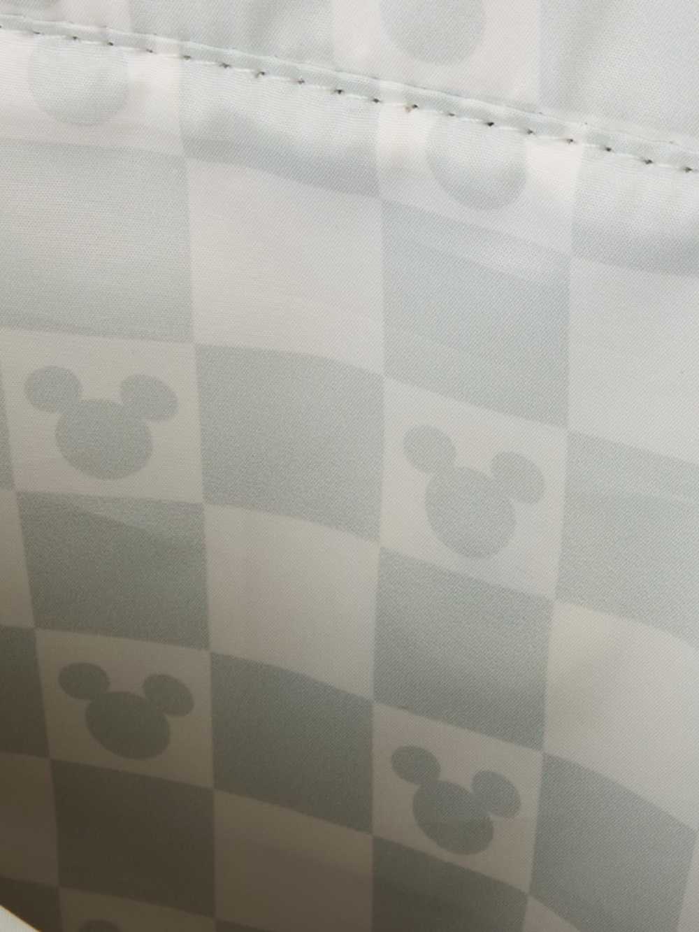 Loungefly Mickey Mouse Checkered Texture Convertible Backpack & Tote - Picture 5 of 9